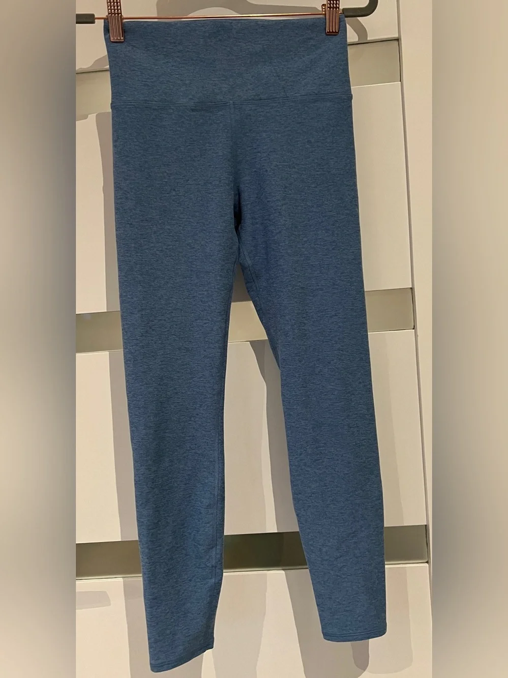 VUORI Clean Elevation Legging, Vibrant Blue Heather, Medium Regular, EUC
